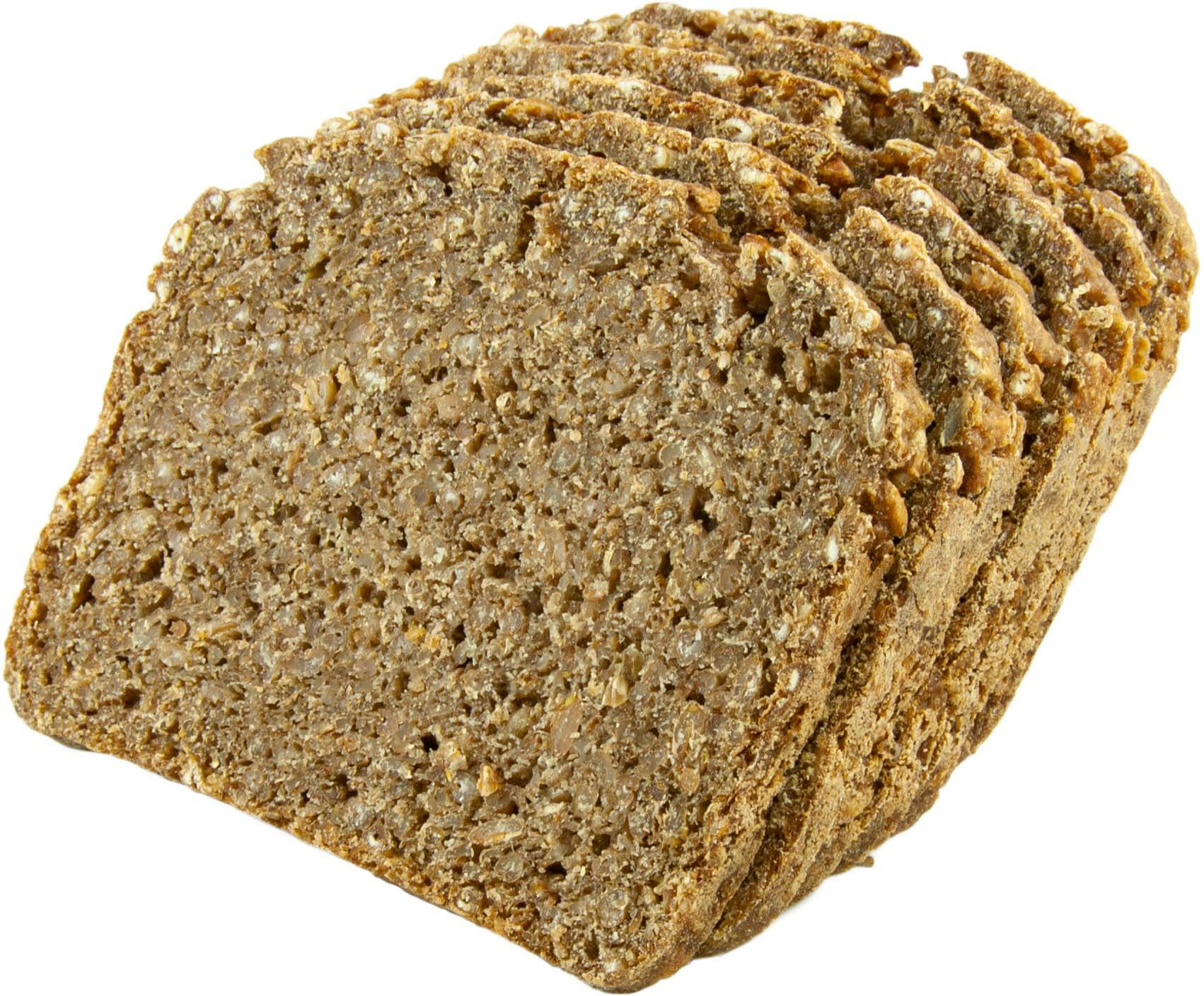 Schwarzbrot geschnitten Schwarzbrot geschnitten